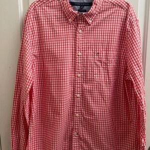 Tommy Hilfiger Red Gingham Men's Shirt